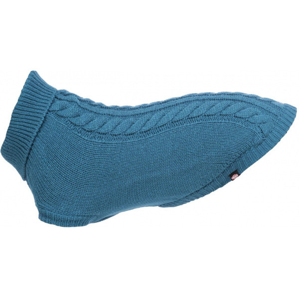Trixie Sveter Kenton modrý L 55 cm