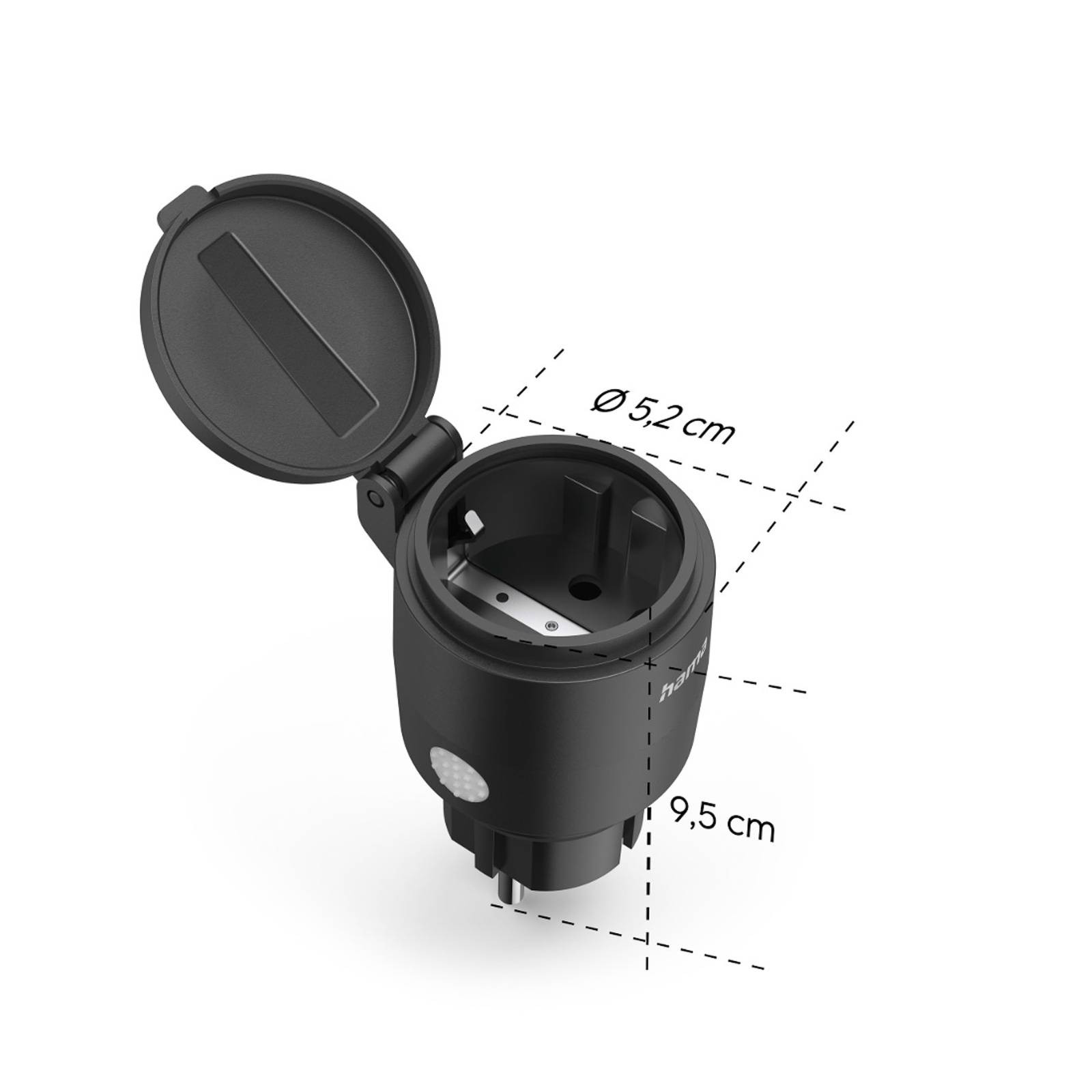Hama WLAN zásuvka Smart, IP44, elektromer, Matter 2 300 W