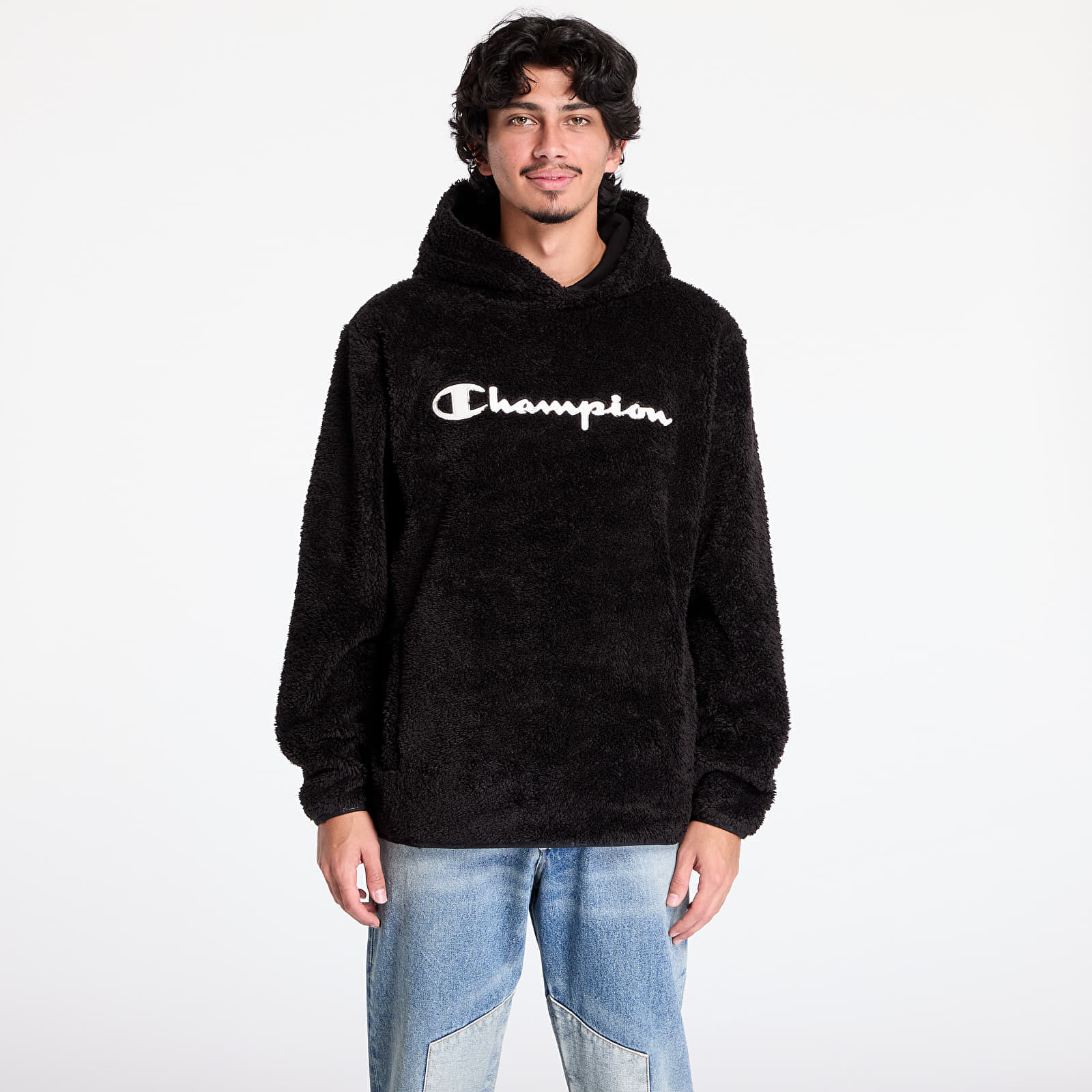 Mikina Champion Hooded Top Black L