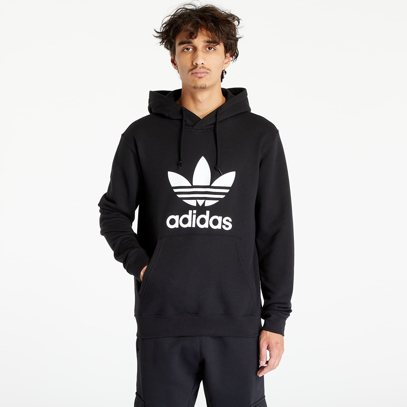 Mikina adidas Adicolor Classics Trefoil Hoody Black/ White S