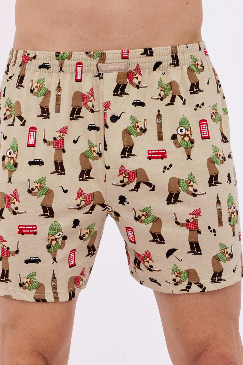 Pánske boxerky Cornette Classic 011/163 3XL-5XL Béžová 5XL