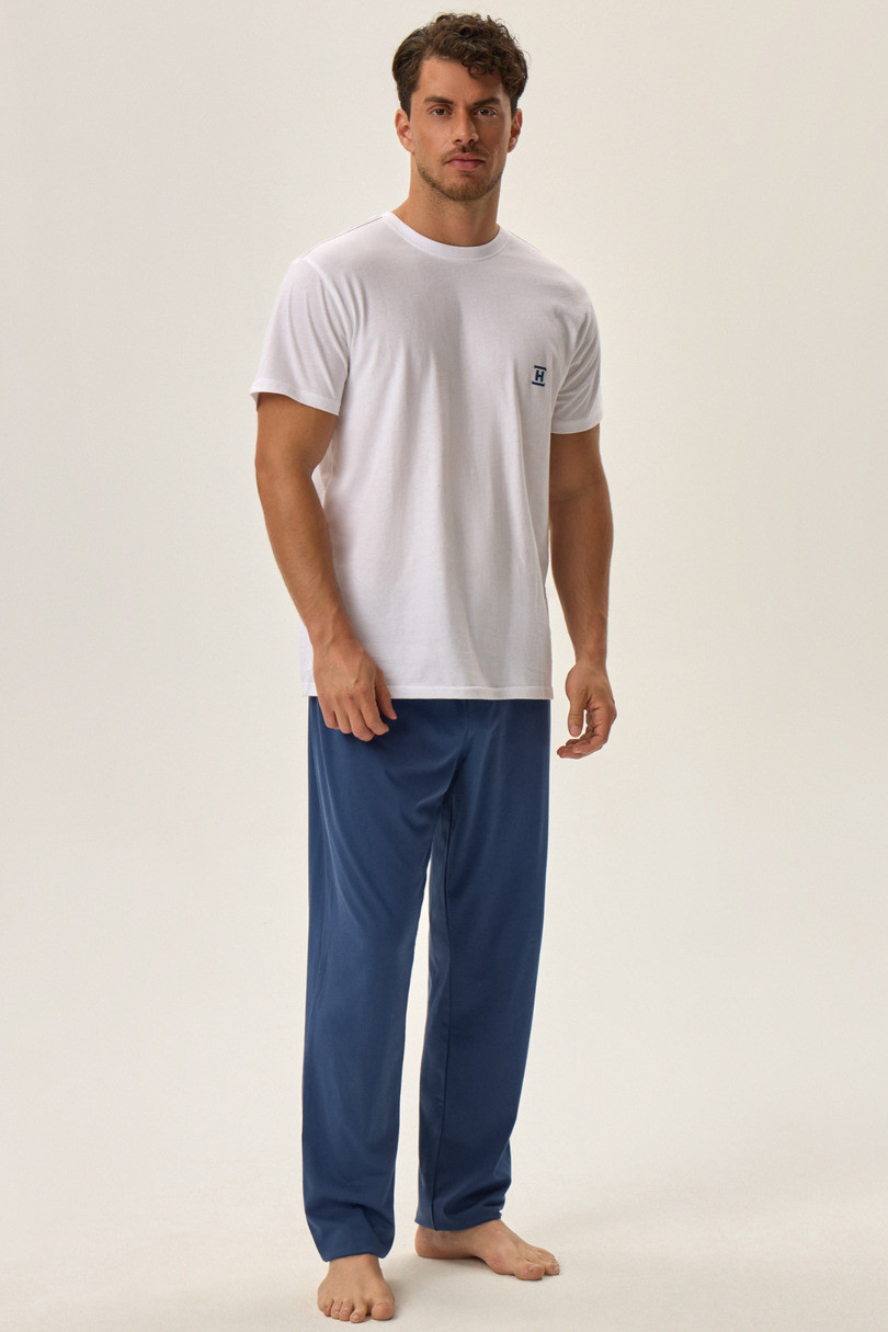 Pánske pyžamo HEAD 41918 AW24 bílá 3xl
