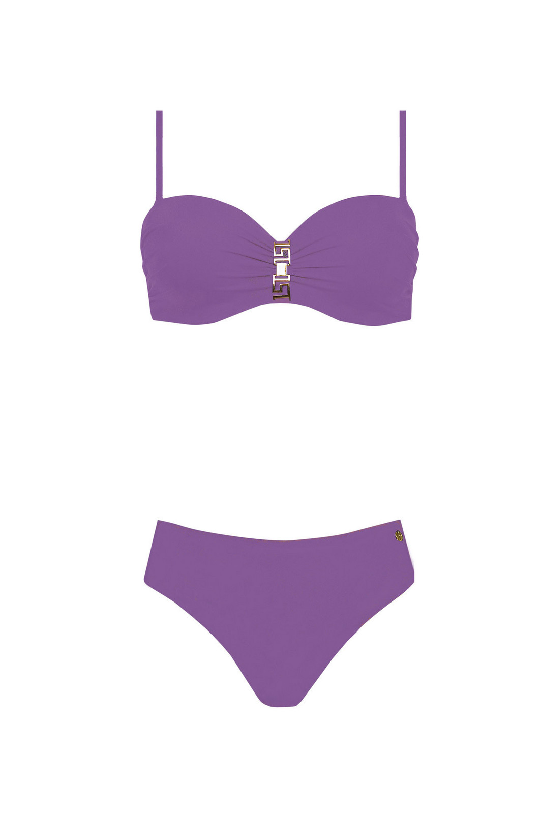 Vrchný diel plaviek S730CH1 Gold1 BRA black - Self 40D
