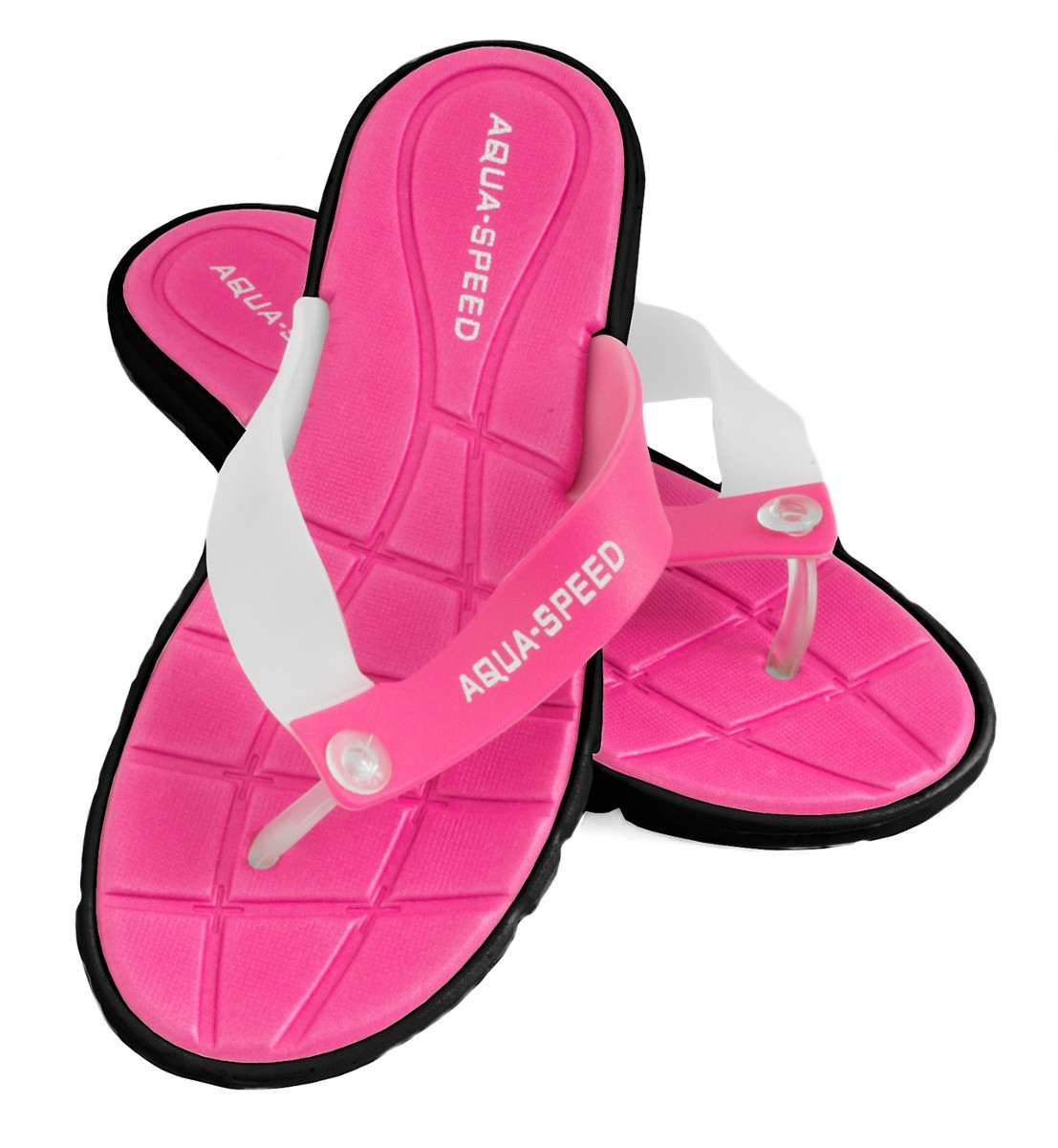 AQUA SPEED Bazénové papuče Bali Pink/Black 41