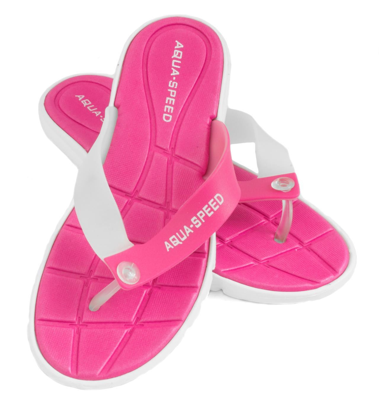 AQUA SPEED Bazénové papuče Bali Pink/White 38