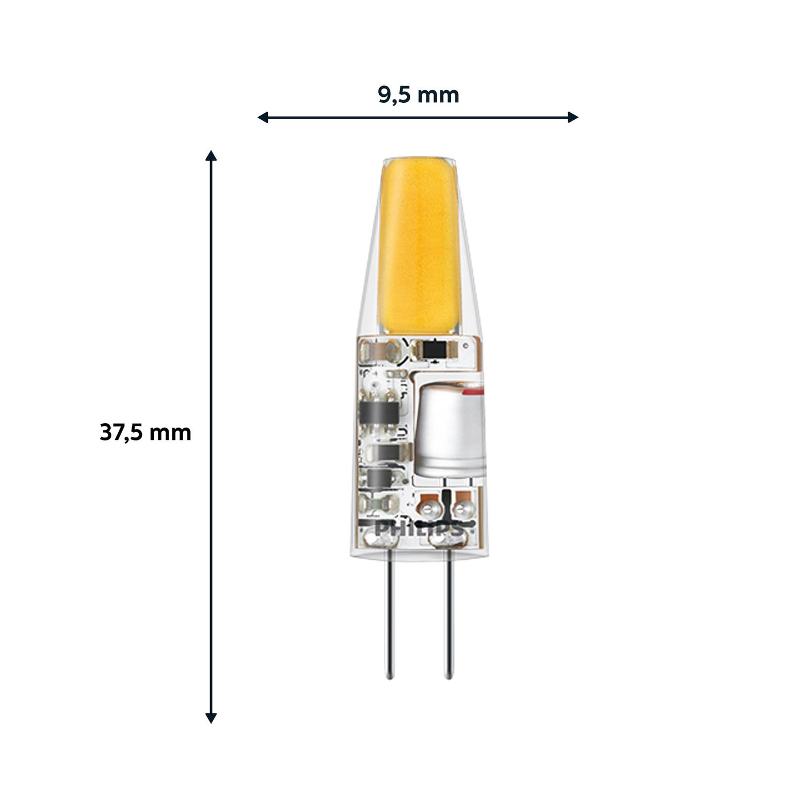 Žiarovka Philips LED G4 s päticou 1,7 W číra 2 700 K 12V