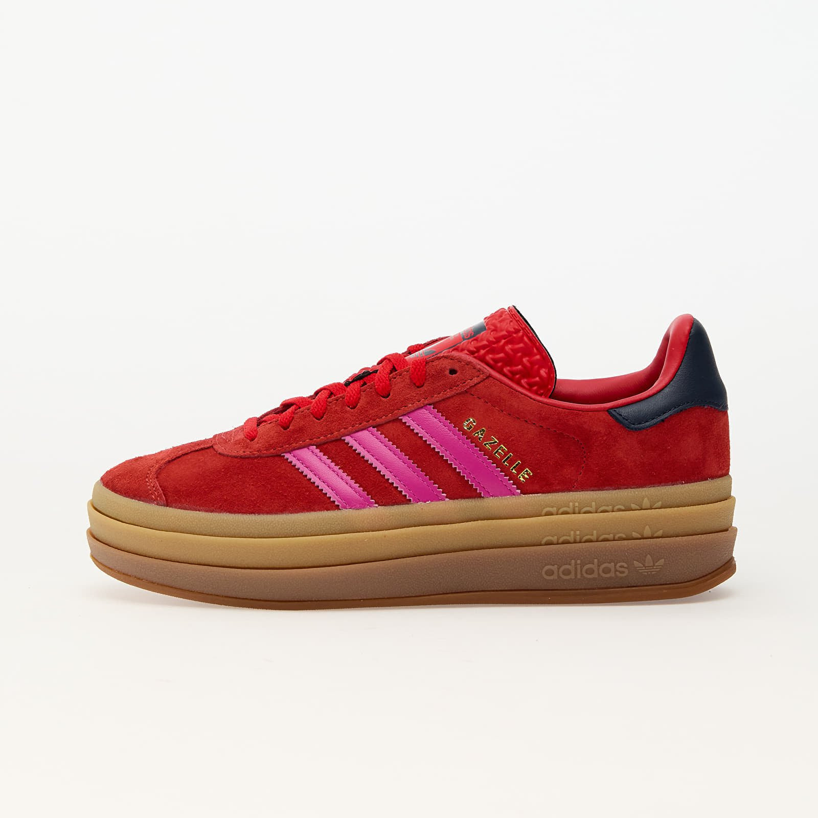 Tenisky adidas Gazelle Bold W Red/ Semi Lucid Fuchsia/ Night Indigo EUR 36