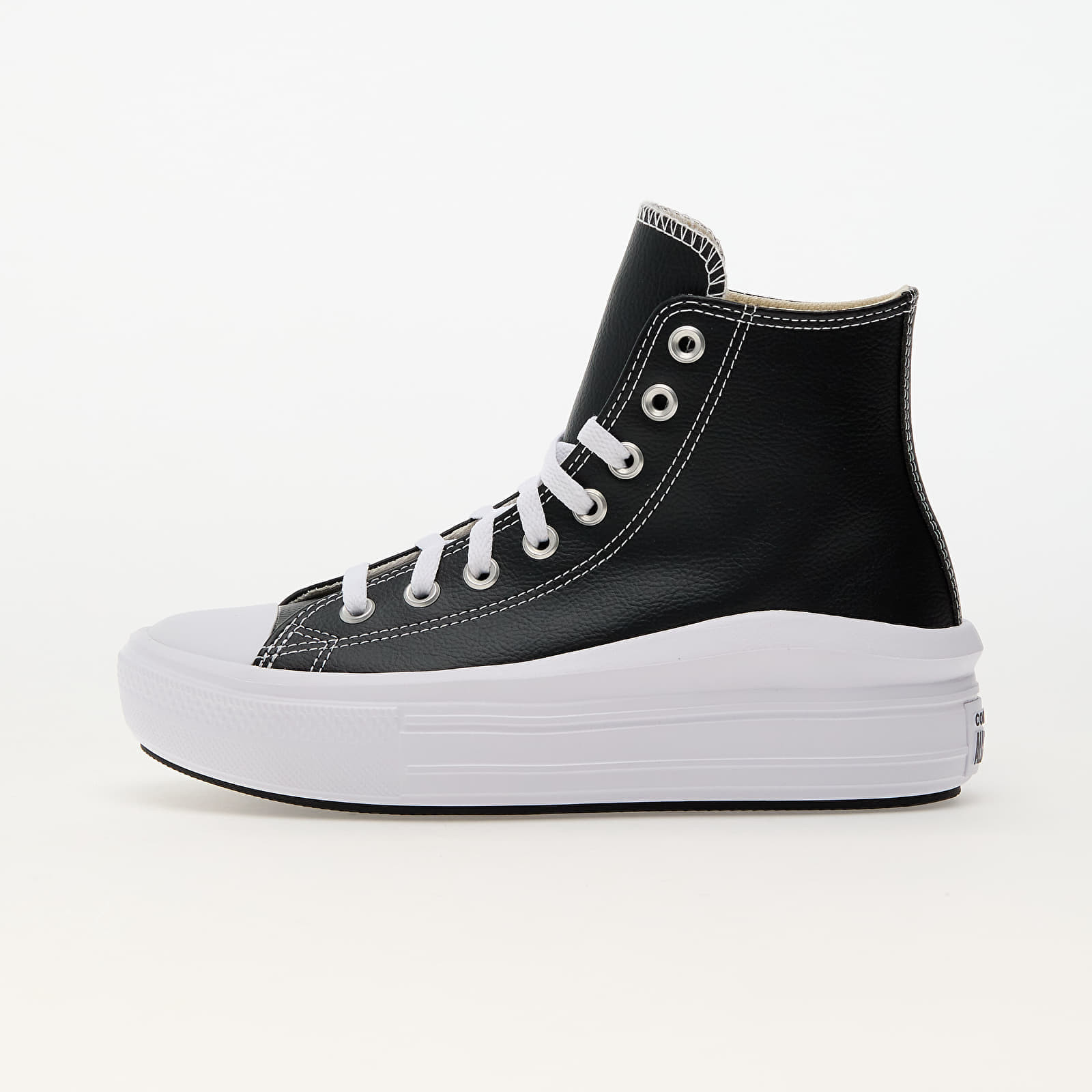 Tenisky Converse Chuck Taylor All Star Move Platform Leather Black/ White/ White EUR 38