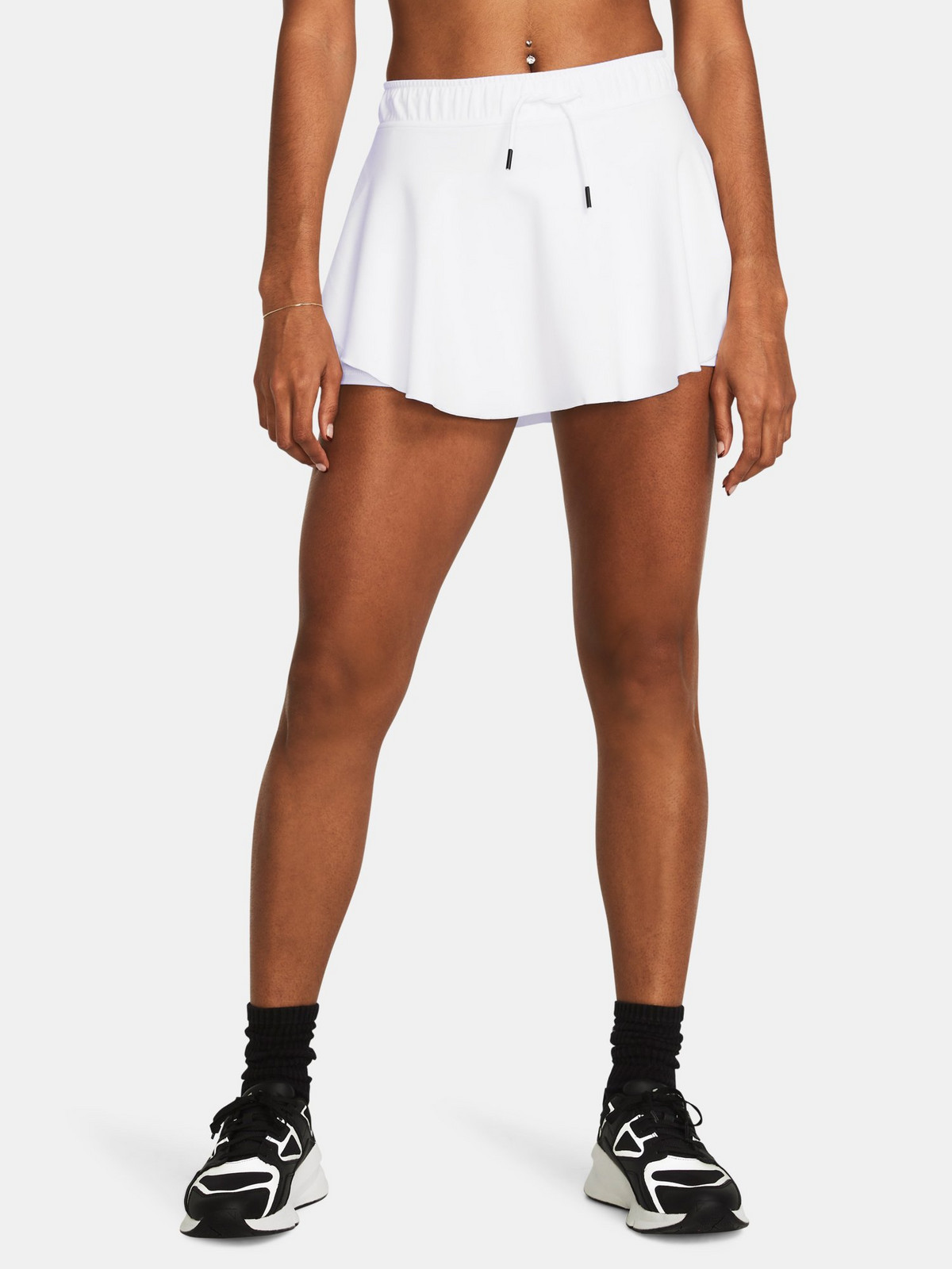 Biela dámska športová sukňa Under Armour Essential Split Skort