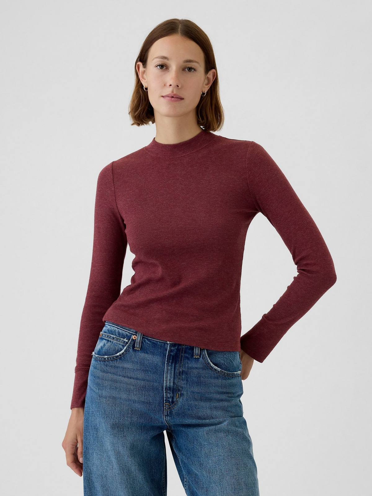 GAP Ribbed knit t-shirt - Women's