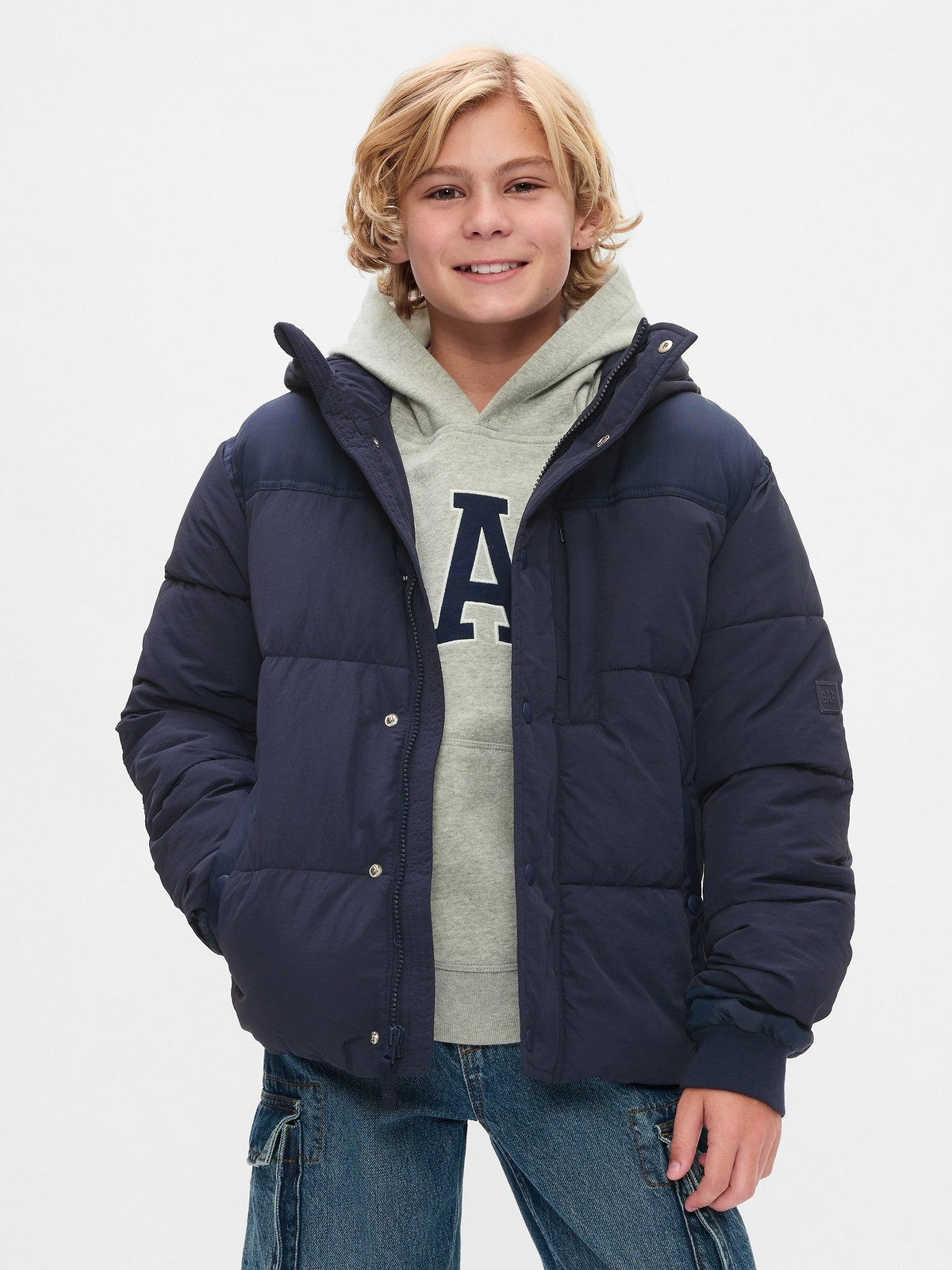 GAP Children's quilted waterproof jacket - Boys