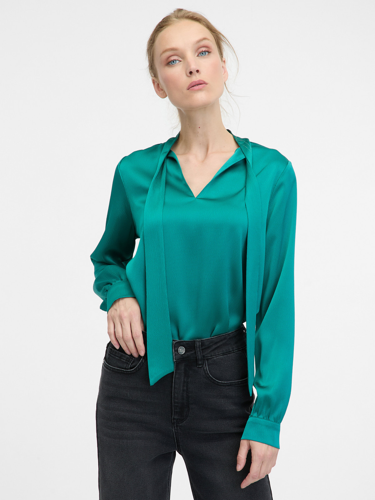 Orsay Green women's blouse - Women's