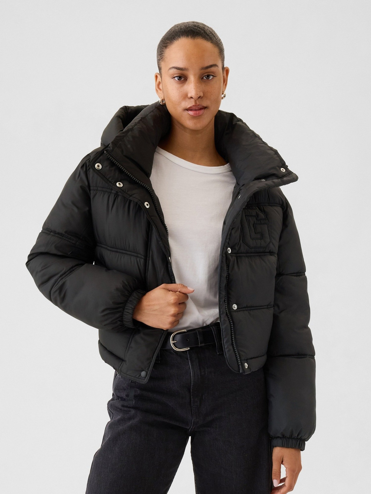 GAP Quilted waterproof crop jacket - Women's