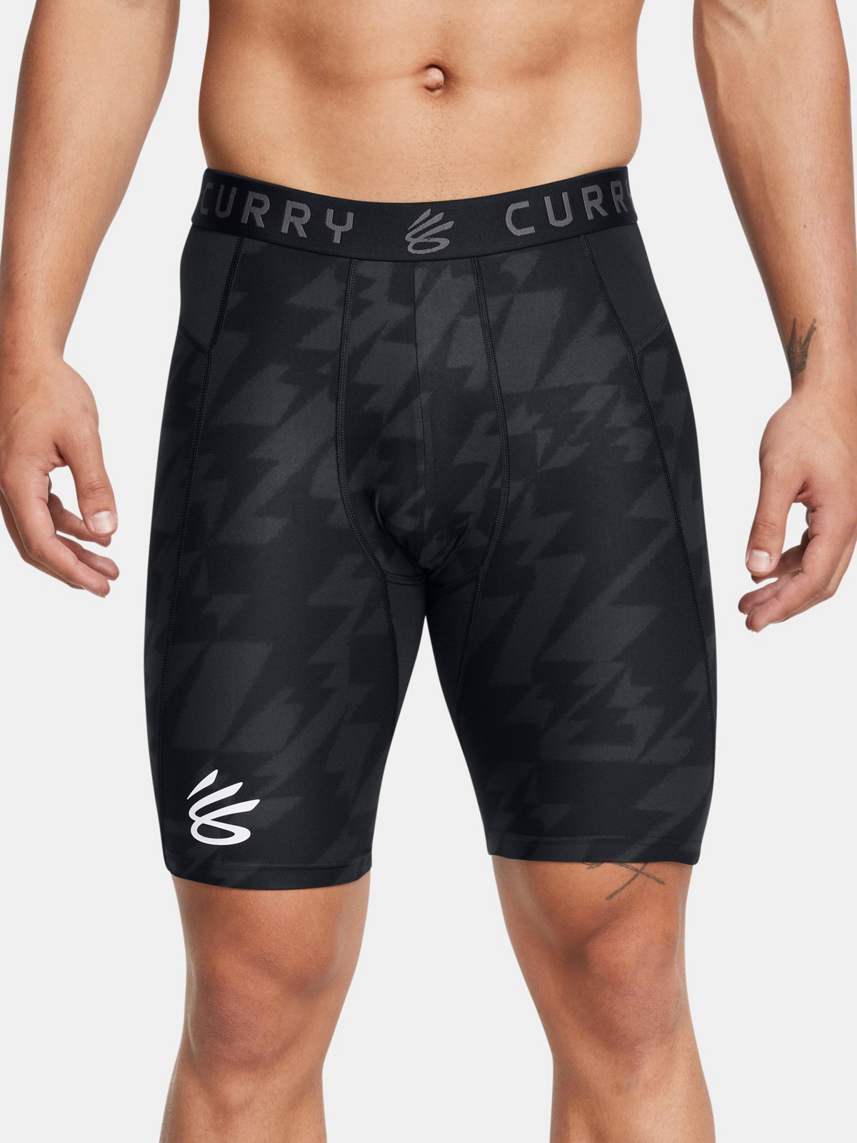 Men's shorts Under Armour UA Curry HG Prtd Shorts-BLK - Men's