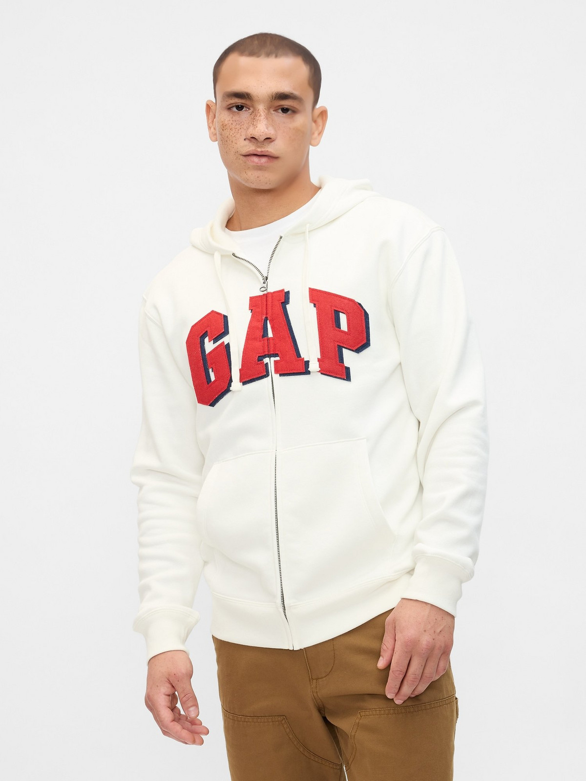 GAP Zip-up hoodie with logo - Men's