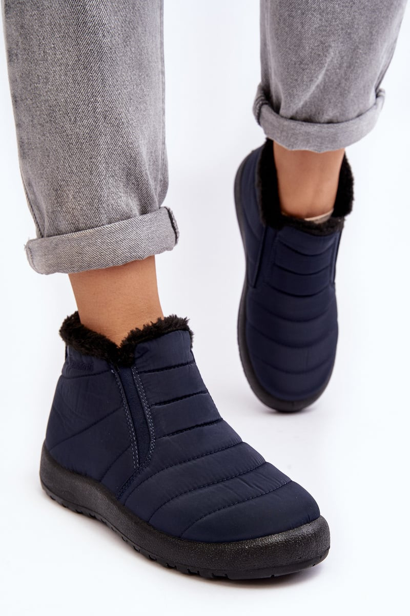 PE1 Izolované nízke dámske snehové topánky