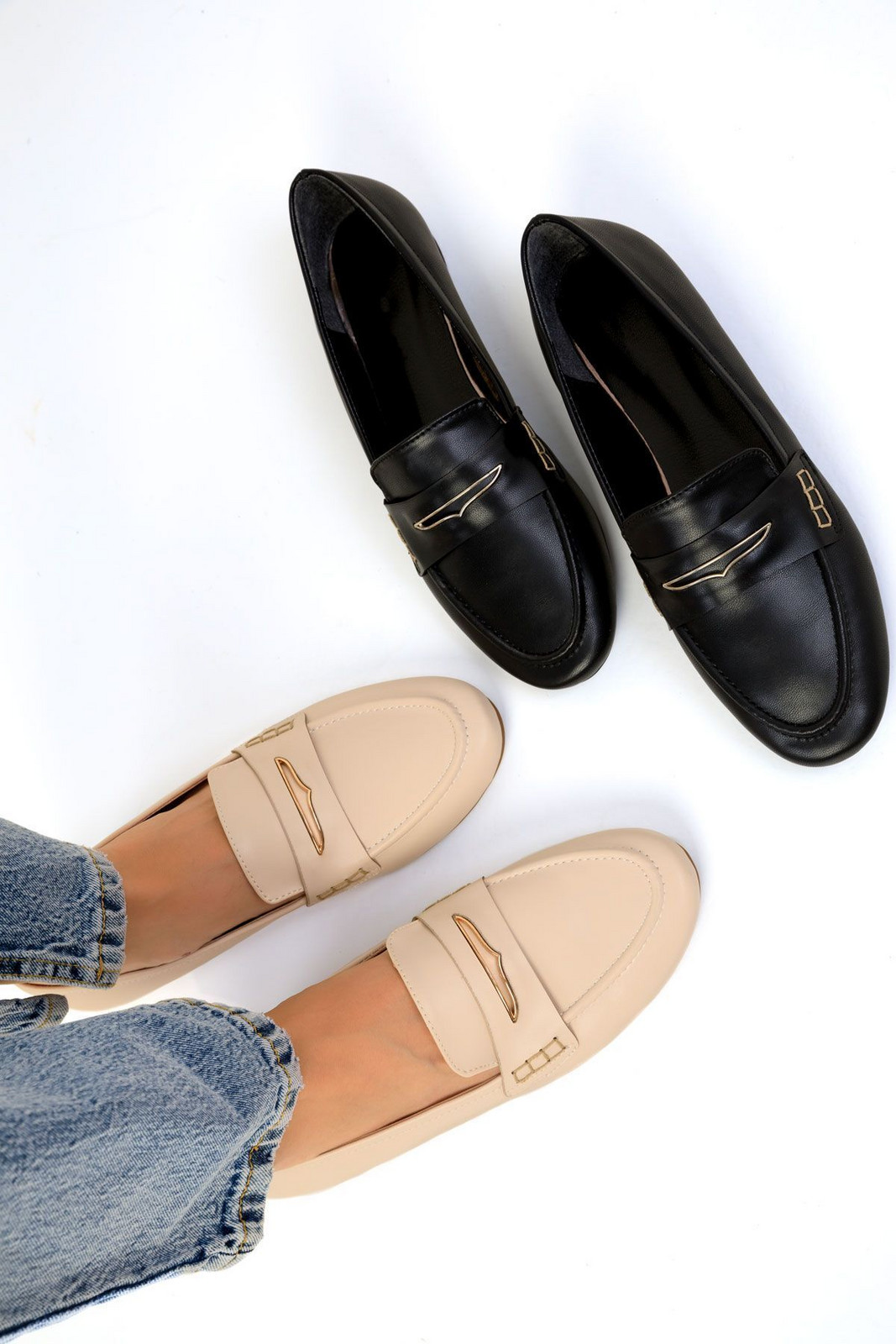 Soho Beige Women's Ballerina (19497)