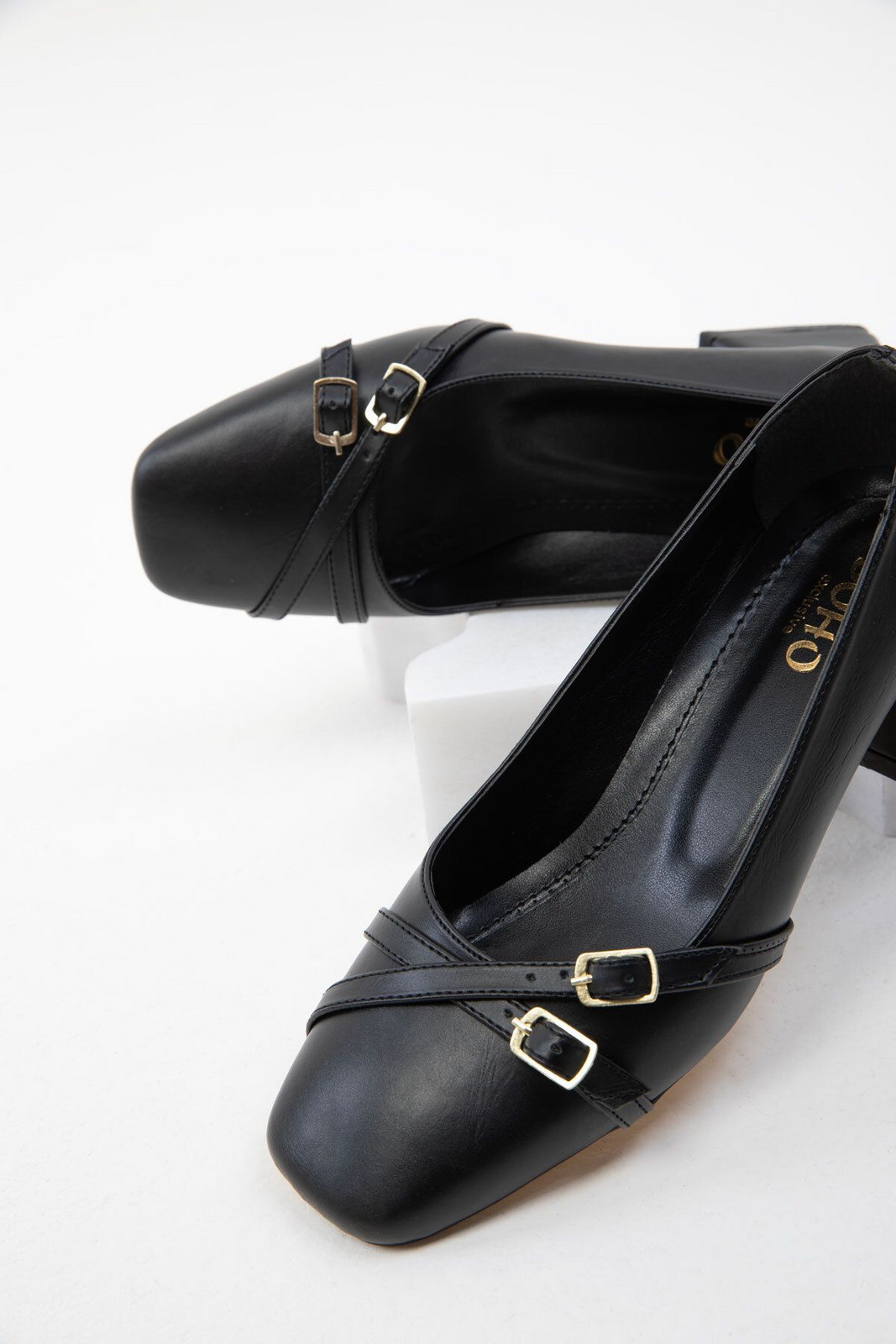 Soho Black Women's Classic High Heel Shoes 19997