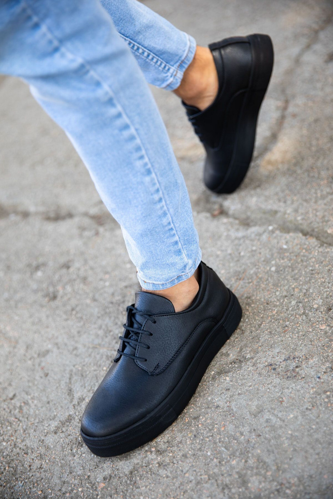 Soho Black-Black Men's Sneaker 19628