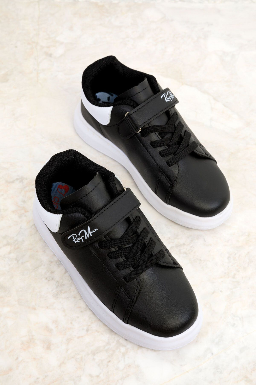 Soho Black and White Kids Sneakers 19616