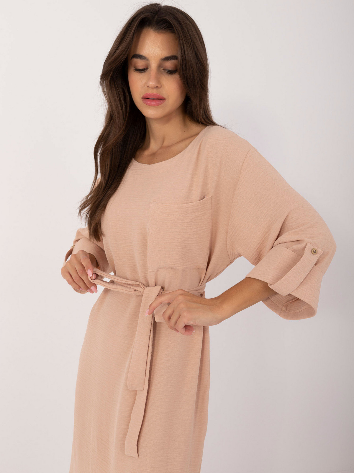 LK SK šaty 509694.61 camel S/M