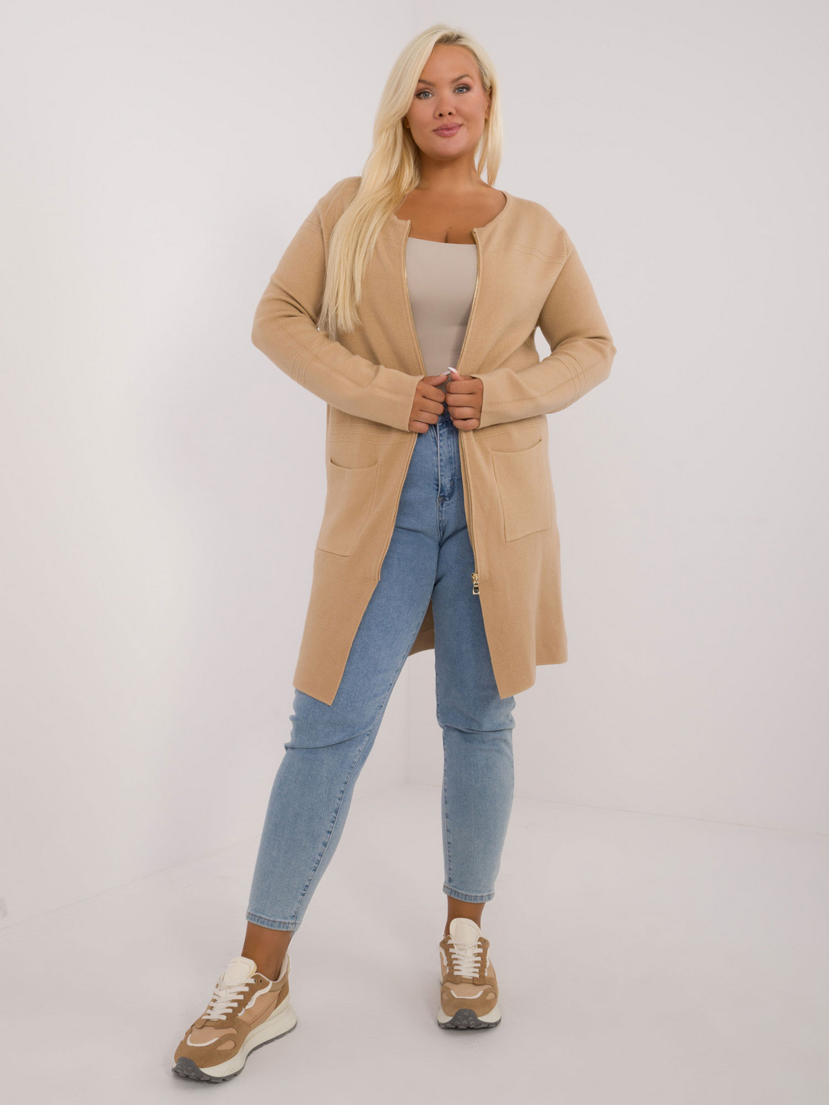 Jumper PM SW PM793.01 ťava XL/XXL