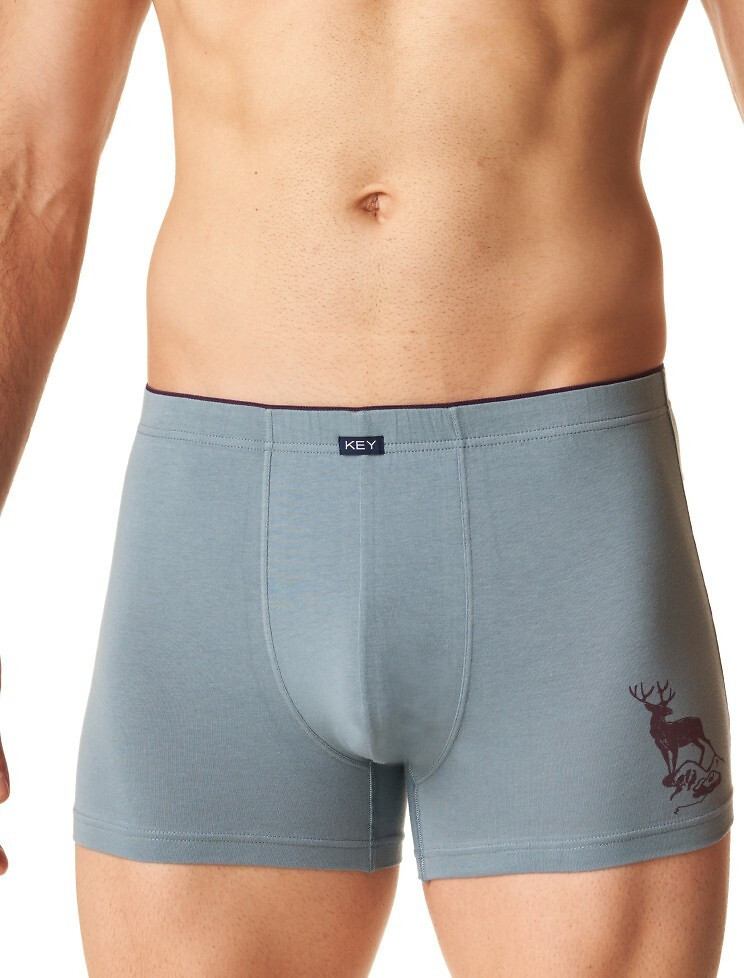 Pánske boxerky Key MXH 602 A24/25 M-2XL šedá XL