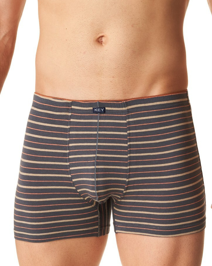 Pánske boxerky Key MXH 303 A24/25 M-2XL Hnědá M