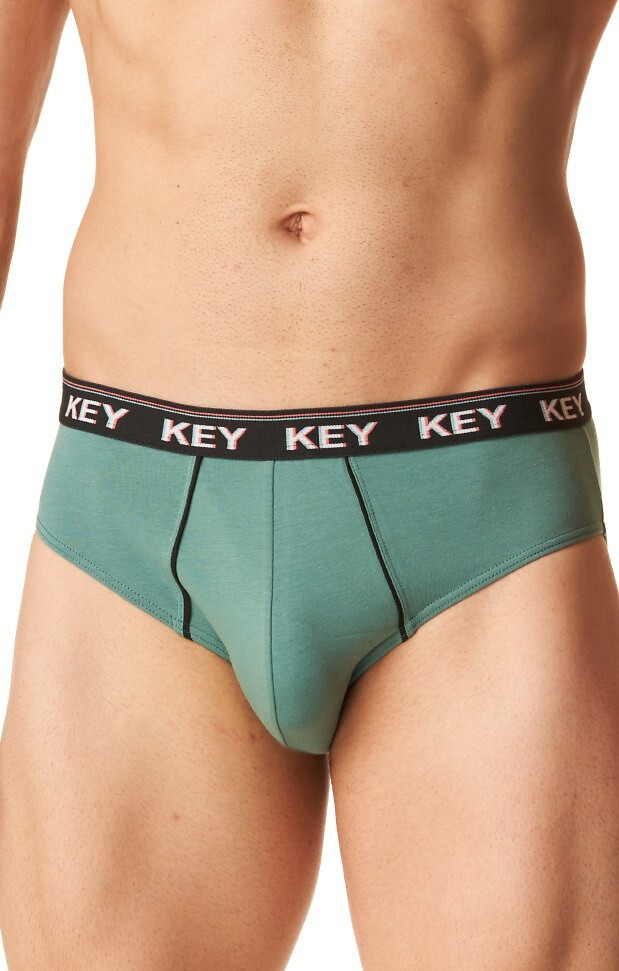 Pánske nohavičky Key MPP 248 A'2 M-2XL zeleno-černá L