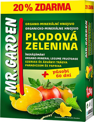 AGRO Mr.Garden organo-minerálne hnojivo Plodová zelenina 1,2 kg