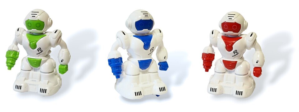 Robot na zotrvačník 11cm - náhodná