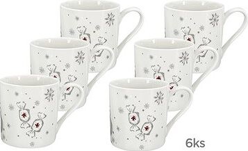 by inspire Hrnček Koleda, 350 ml, sada 6 ks