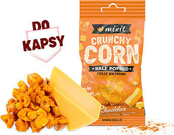 Mixit Crunchy corn – Cheddar do vrecka 40 g