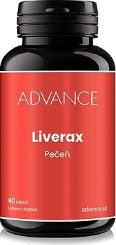 ADVANCE Liverax 60 kapsúl (pestrec s 80 % silimarínu)