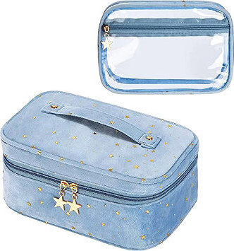 Livefy Kozmetická taška Stars 2 in 1, modrá