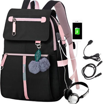 LIVEFY Aura 2 s USB káblom, čierny