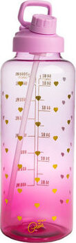 Paris Hilton Fľaša na nápoje 1,8 l lila/vzor srdca