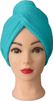 Kaptan Turban na vlasy vafle, tyrkysový