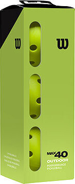 Wilson Max 40 Outdoor Pickle Ball, zelená