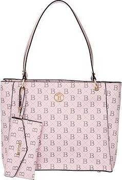 BERTOO Dámska kabelka Federica pink logo