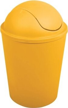 MSV výklopný kôš Ako, šafránovo žltý, plast, 5,5 l