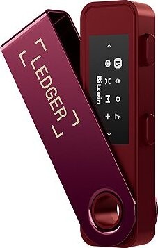 Ledger Nano S Plus Crypto Hardvér Wallet Crimson Magenta