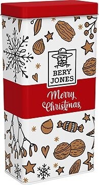 Bery Jones Mandle v bielej čokoláde so slaným karamelom v plechovej dóze 200 g