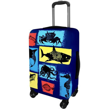 Kufryplus Obal na kufor Z244 Morské zvieratá S