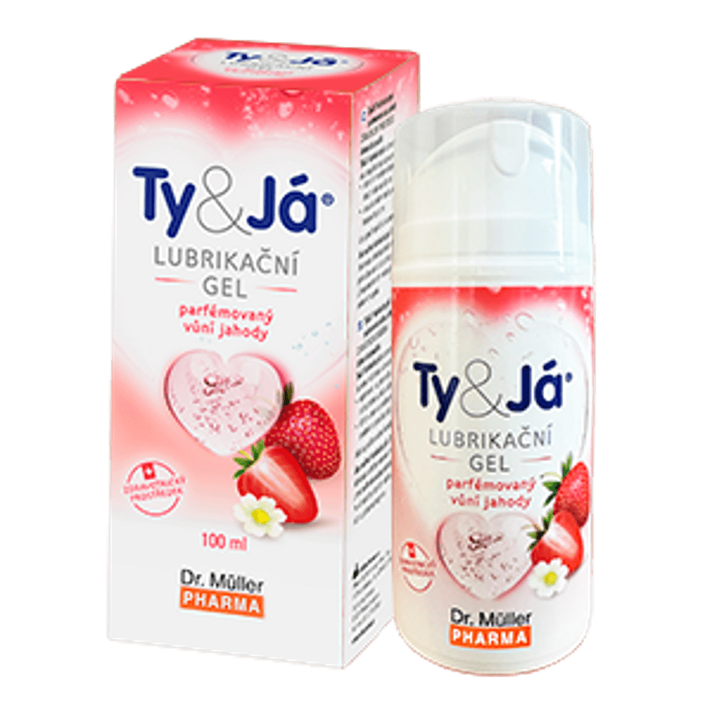 Lubrikačný gél Ty & Ja parfumovaný vôňou jahody 100 ml Dr. Müller