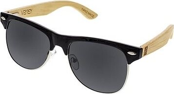 VeyRey Slnečné okuliare polarizačné polorámové Hyalos čierne sklá