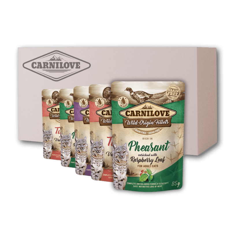 24 x Carnilove Cat Pouch 85g - ochutnávkové balenie