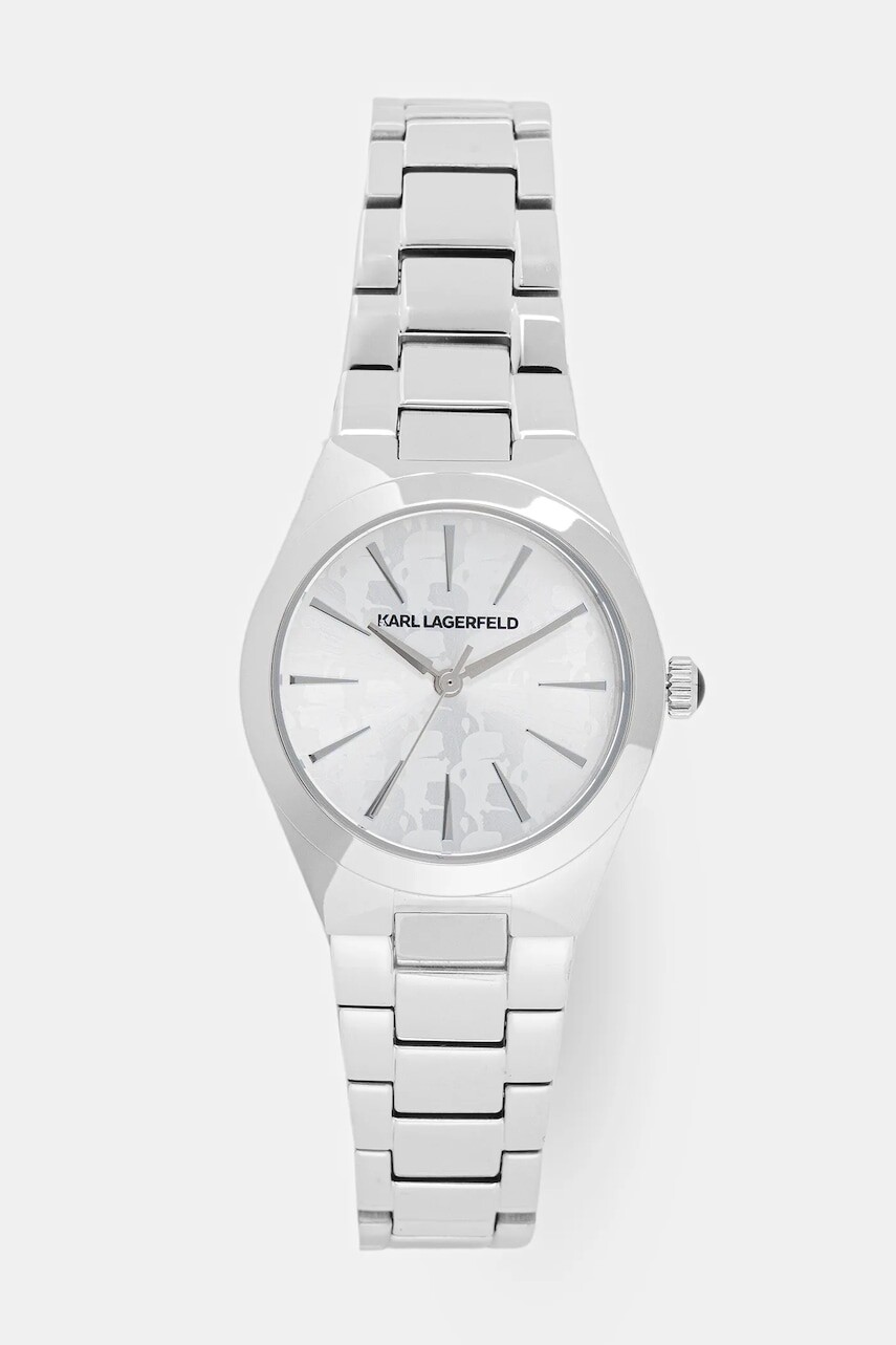 Hodinky Karl Lagerfeld dámske, strieborná farba, R0553105512