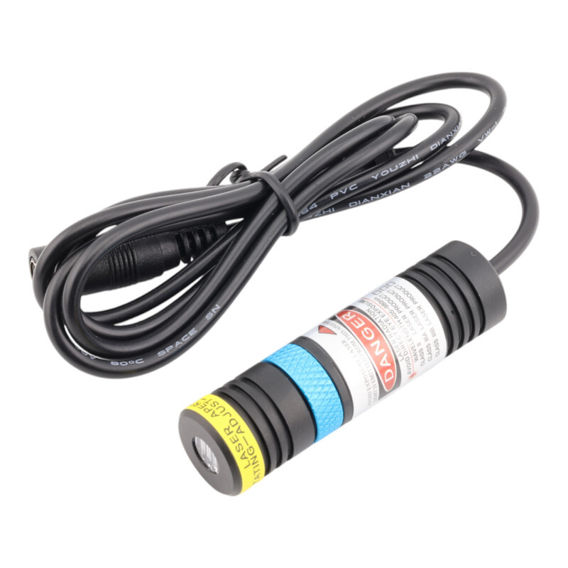 Laserový modul tyrkysový 488nm, línia, 15° 10 mW