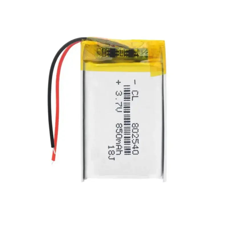 Li-Pol batéria 850mAh, 3.7V, 802540